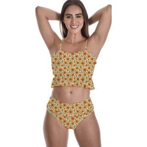 Brand: Amazing GraceSwimsuit Set for Women Two Piece Classic Bikini Smocked Top